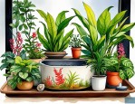 2025年家庭水生植物盆景