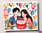 2025年送好朋友生日贺卡