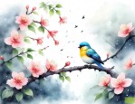 春晓处处闻啼鸟夜来风雨声花落知多少