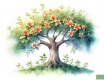 幸福树对什么花草