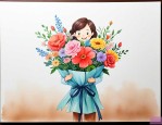 回学校看老师送什么花