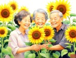 向日葵适合送给长辈吗