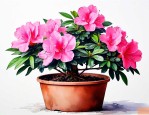 盆栽杜鹃花的养殖方法