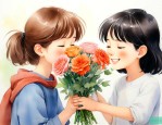 朋友之间送什么花合适