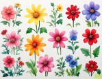 花的种类多的四字成语