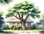 家里不能种槐树