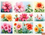 一年四季每个月份的花