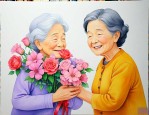 送外婆生日礼物送什么花