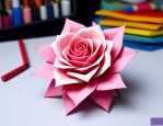 2025年彩纸怎么折玫瑰花