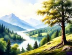 山上的树哪些是风景树