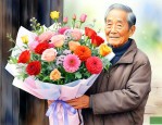 老人过生日送什么鲜花好