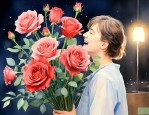 晚上可以送花给病人吗