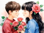 朋友送什么颜色玫瑰花