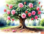 月季花种在树下可以吗