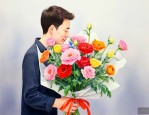 老公过生日可以送花吗