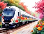 2025年满载着鲜花的列车