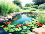 鱼池栽种什么水生植物
