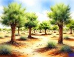种植梭梭树的生态效益