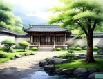 庭院后面栽什么树风水好