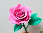 橡皮泥怎样制作玫瑰花