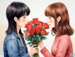 向女朋友认错送什么花