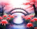 开遍彼岸花的悠远桥梁
