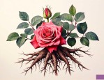 玫瑰花的根有什么特点
