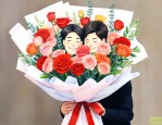 男朋友生日送什么花束