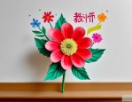 2025年教师节手工做的花
