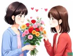 给闺蜜送花贺卡怎么写