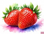 草莓颜色变化