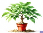 发财树的养殖方法和注意事项金钱树换盆