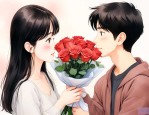 第一次见对象送什么花