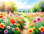 春天百花园里有什么花
