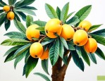 枇杷树一年四季的样子
