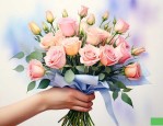离职送花的贺卡写什么