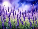 满天星和薰衣草的花语