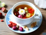 菊花枸杞红枣玫瑰花茶