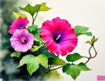 2025年象牵牛花一样的花