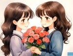 象征闺蜜友谊送什么花