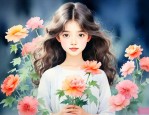 女孩子比较喜欢什么花