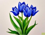2025年蓝色郁金香的花语