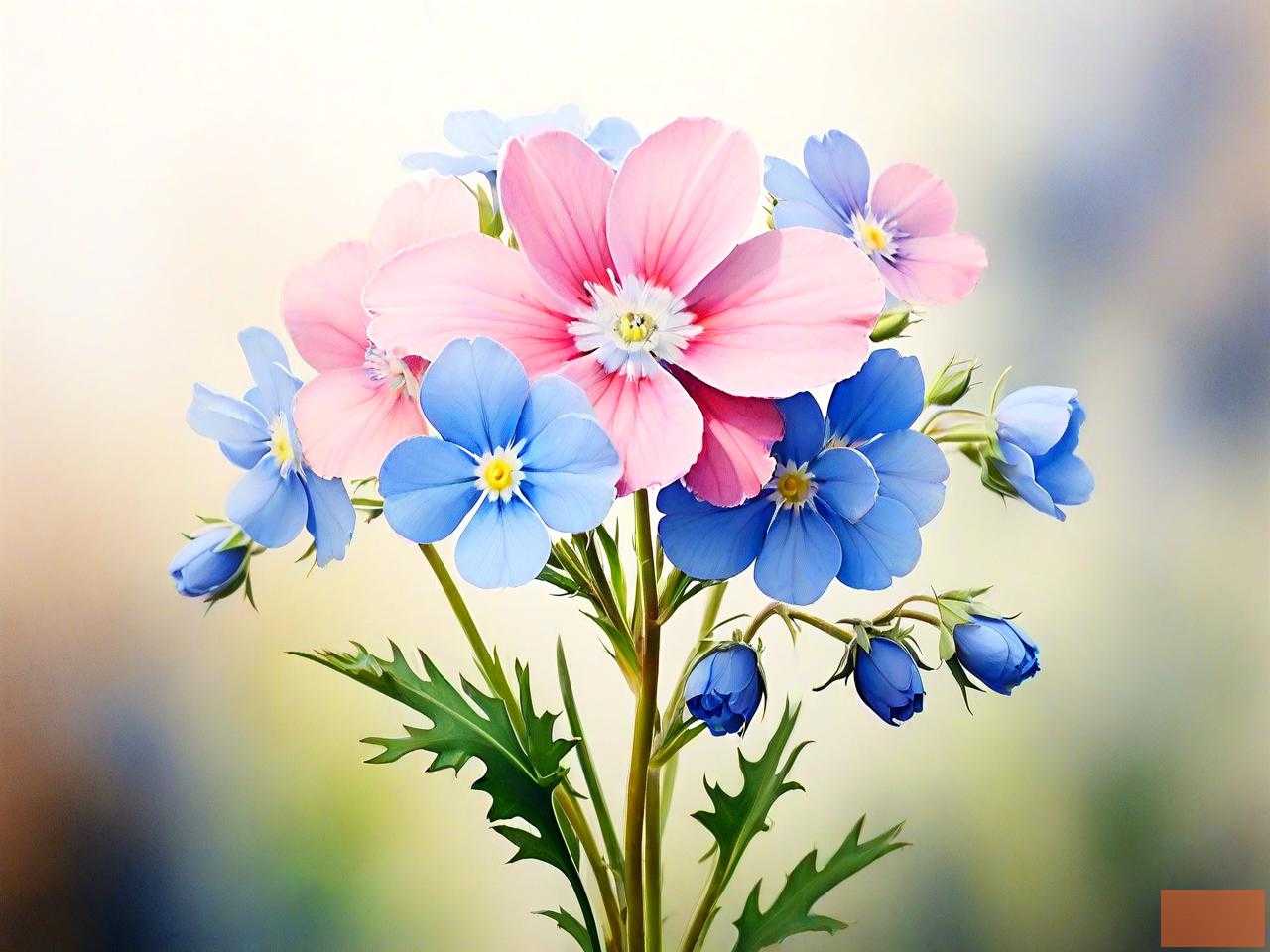 那种花的花语是勿忘我