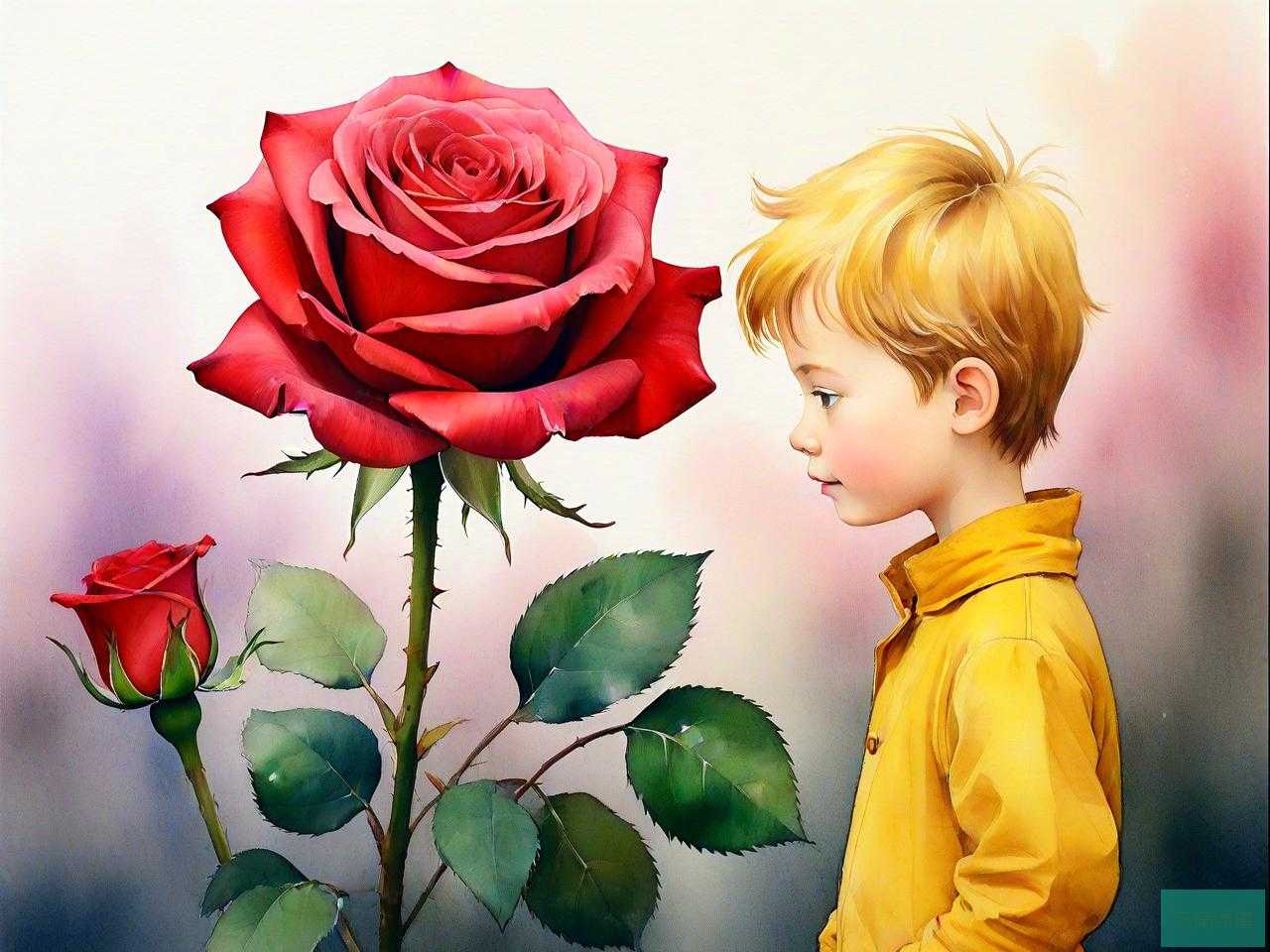 小王子里的玫瑰花语录