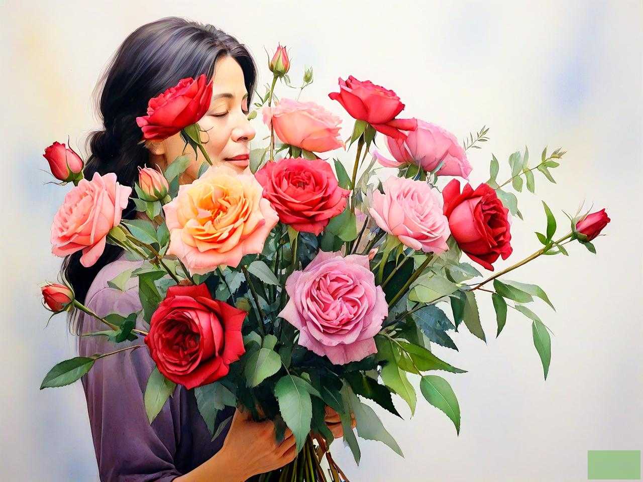 50岁女人送什么花好