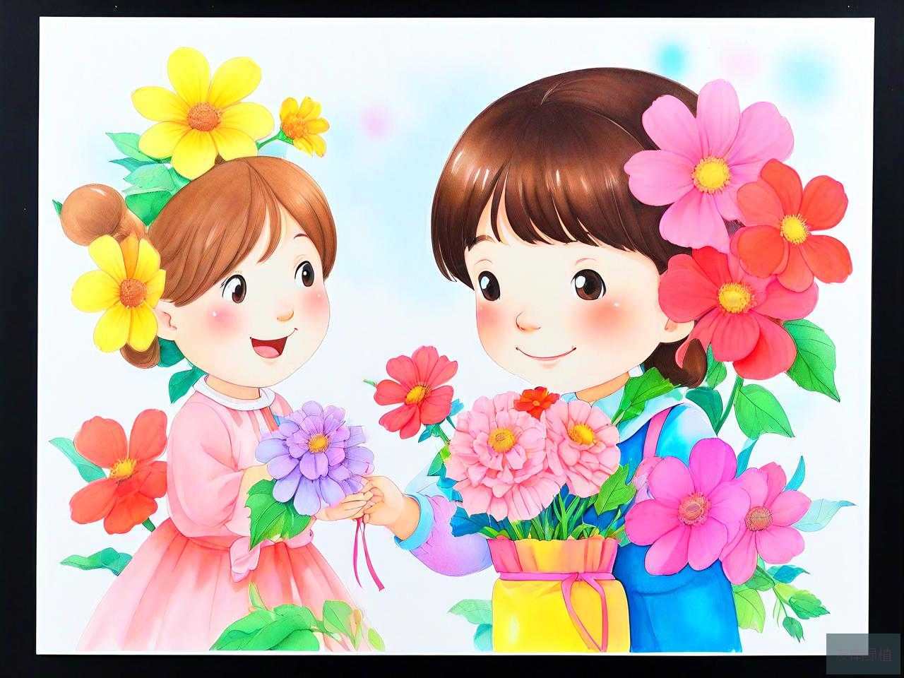 儿童节送小女孩什么花
