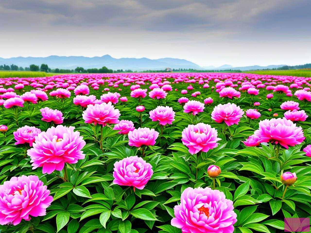 2025年中江县芍药花基地