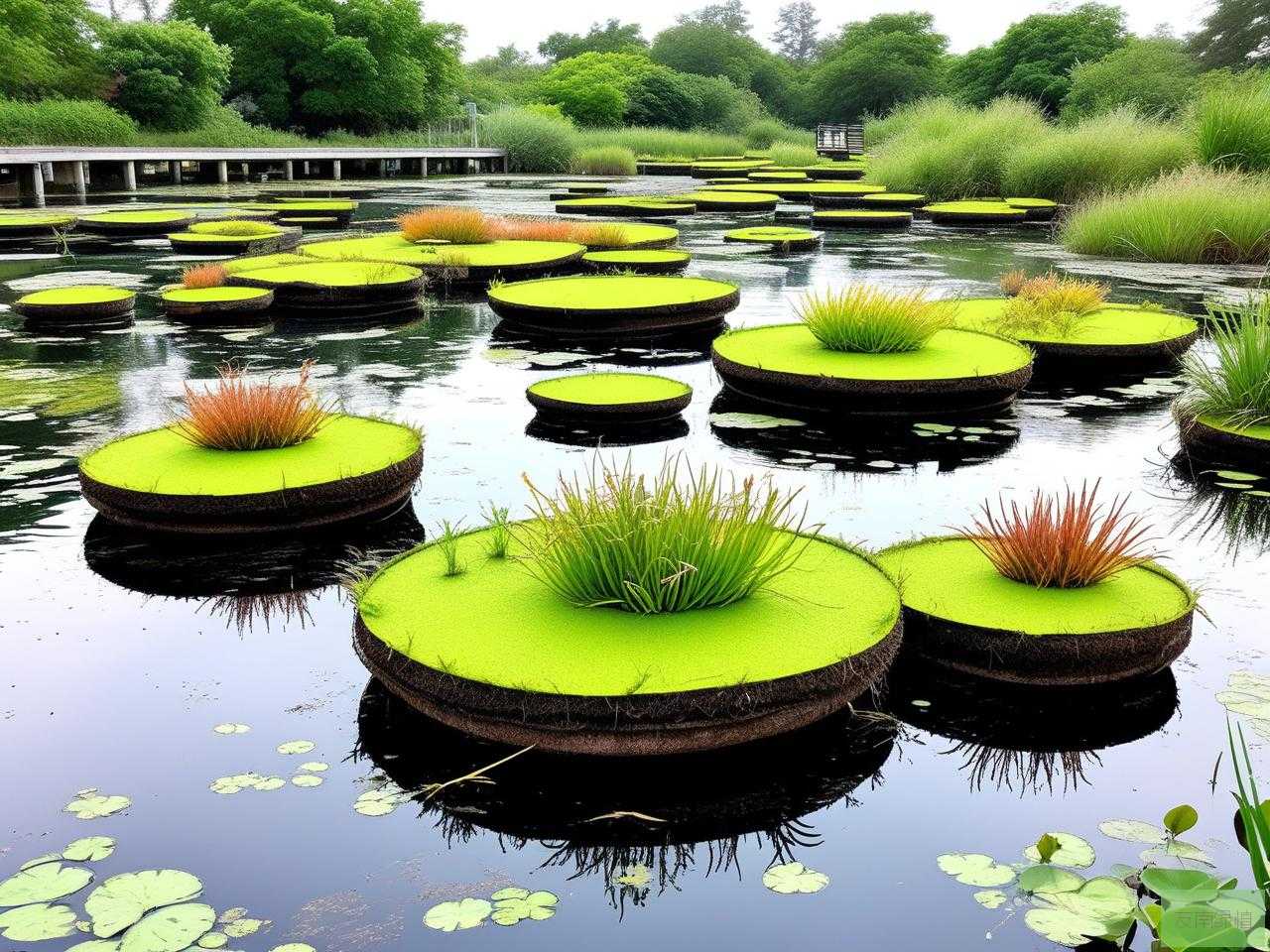 2025年浮岛栽植水生植物