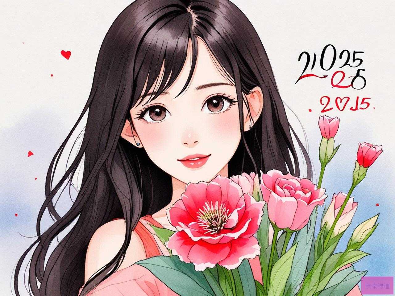 2025年女友过生日送的花