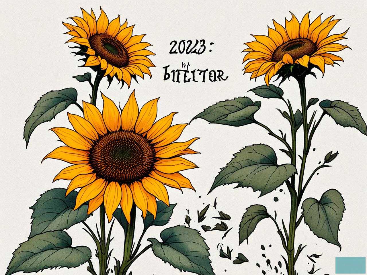2025年枯萎的向日葵花语
